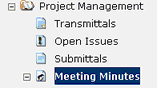 Meeting Minute Tree